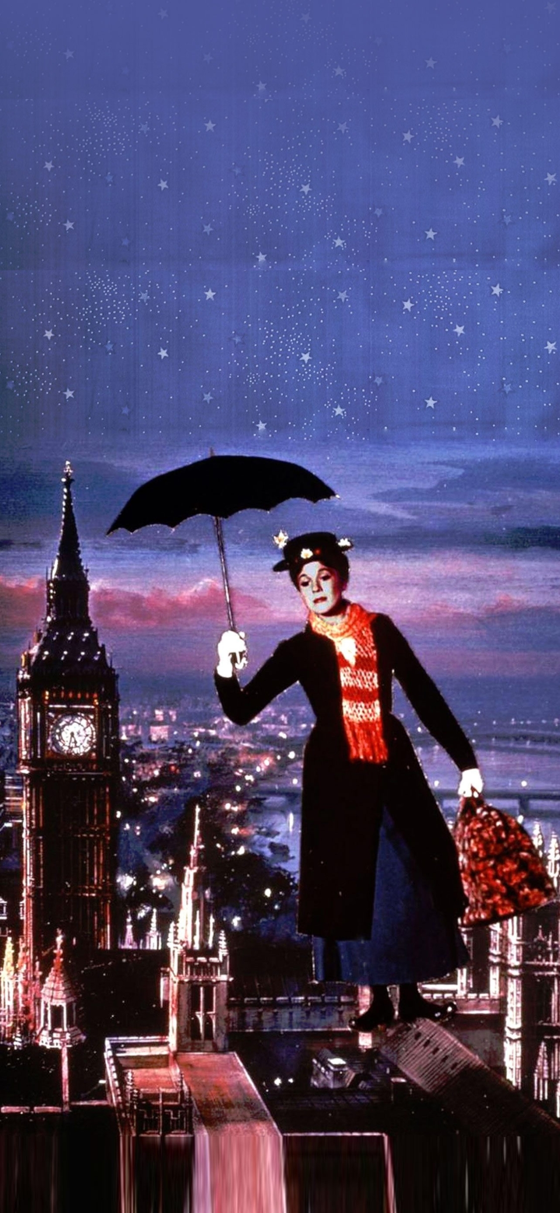 phone wallpaper displaying disney (mary poppins)