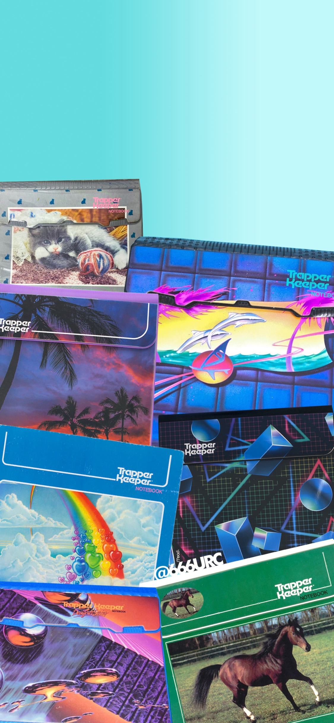 phone wallpaper displaying trapper keepers!