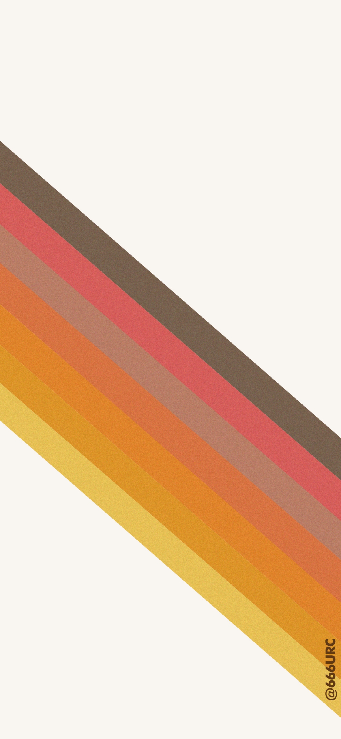 phone wallpaper displaying vintage thomaston stripes (brown/orange)