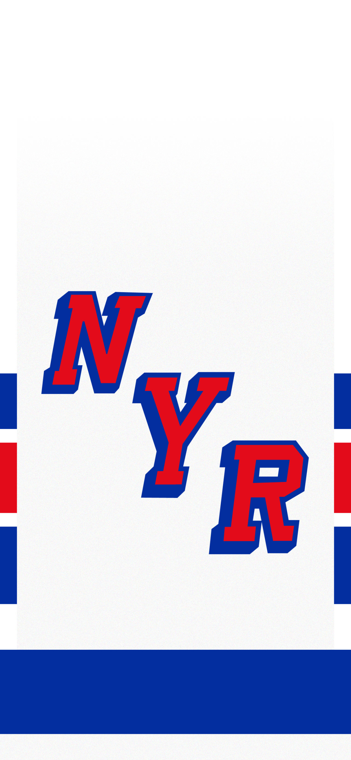 phone wallpaper displaying NYR // stadium series 2024