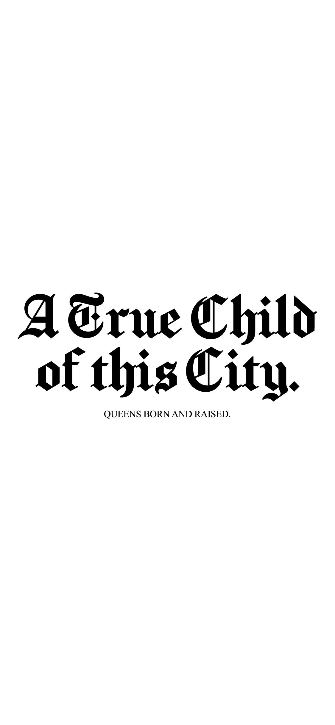 phone wallpaper displaying nyc // a true child of the city (new york times, queens)